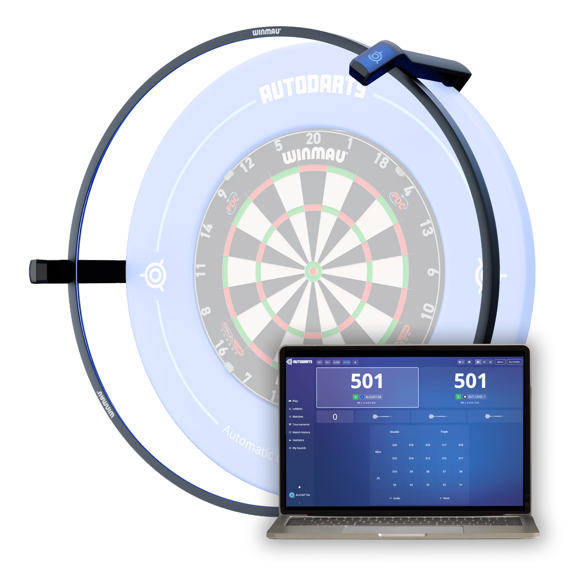 Autodarts Vantage Scoring System Detail Computer 1