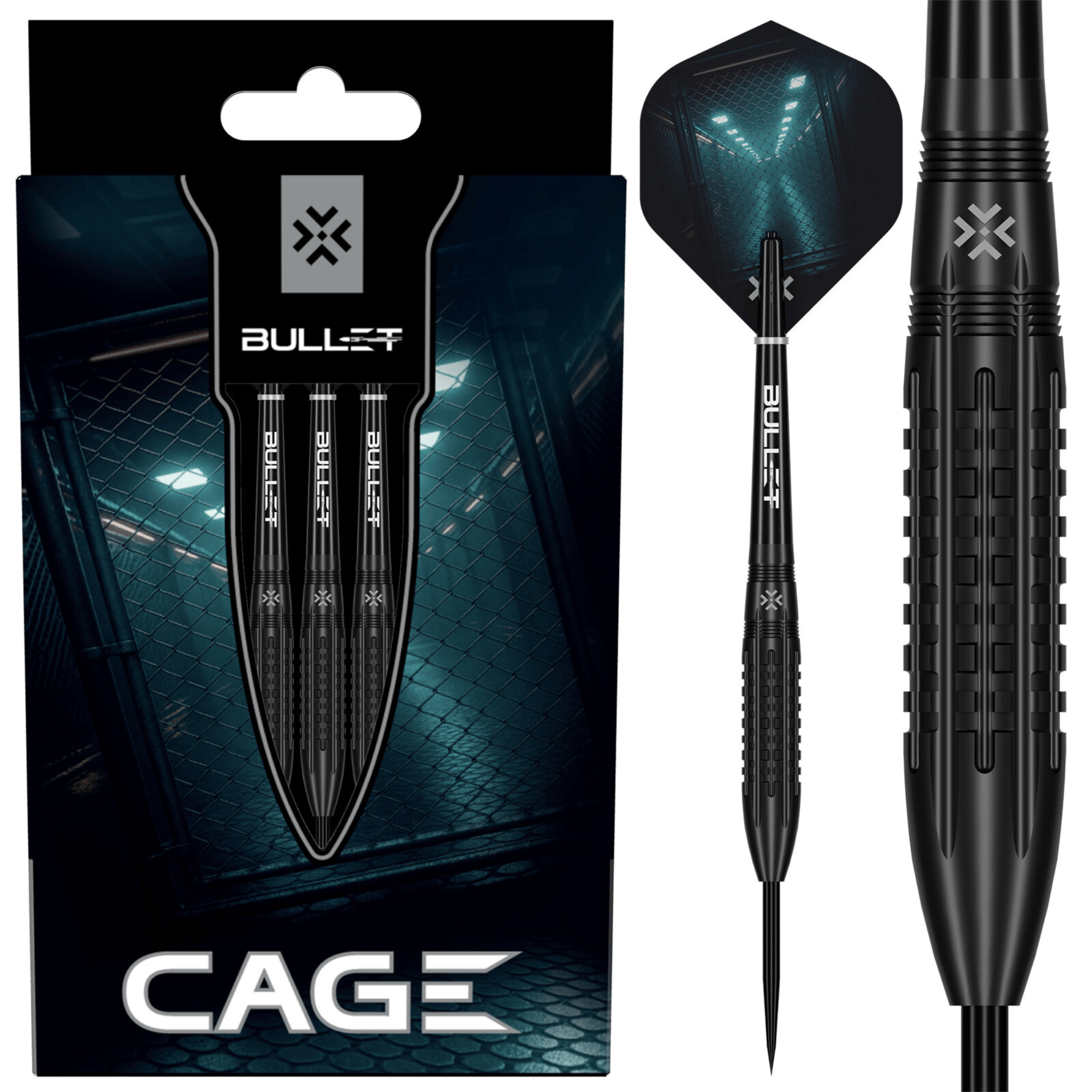 Bullet Cage Steeldarts Verpackung