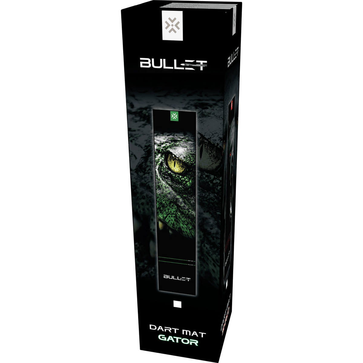 Bullet Gator Dartmatte Verpackung