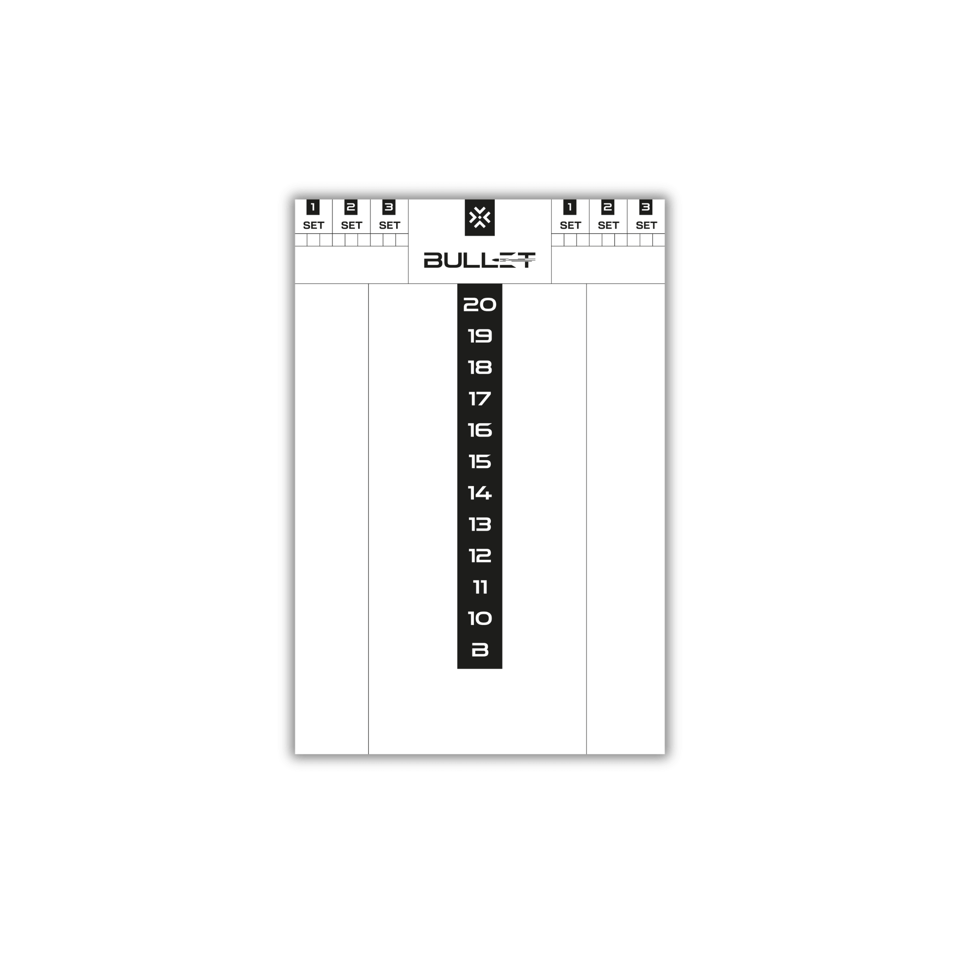 Bullet Score Whiteboard