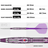 Caliburn Nicomuse Awakening Steeldarts Maße