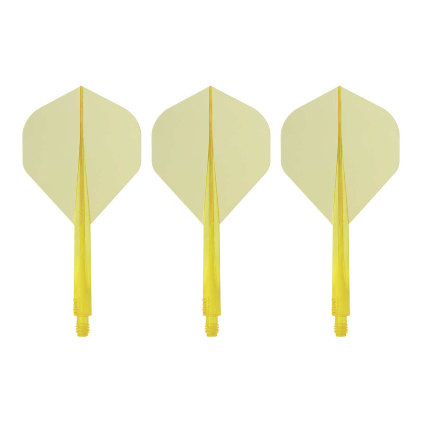 Condor Axe Flight System - Standard TransparentGelb Set