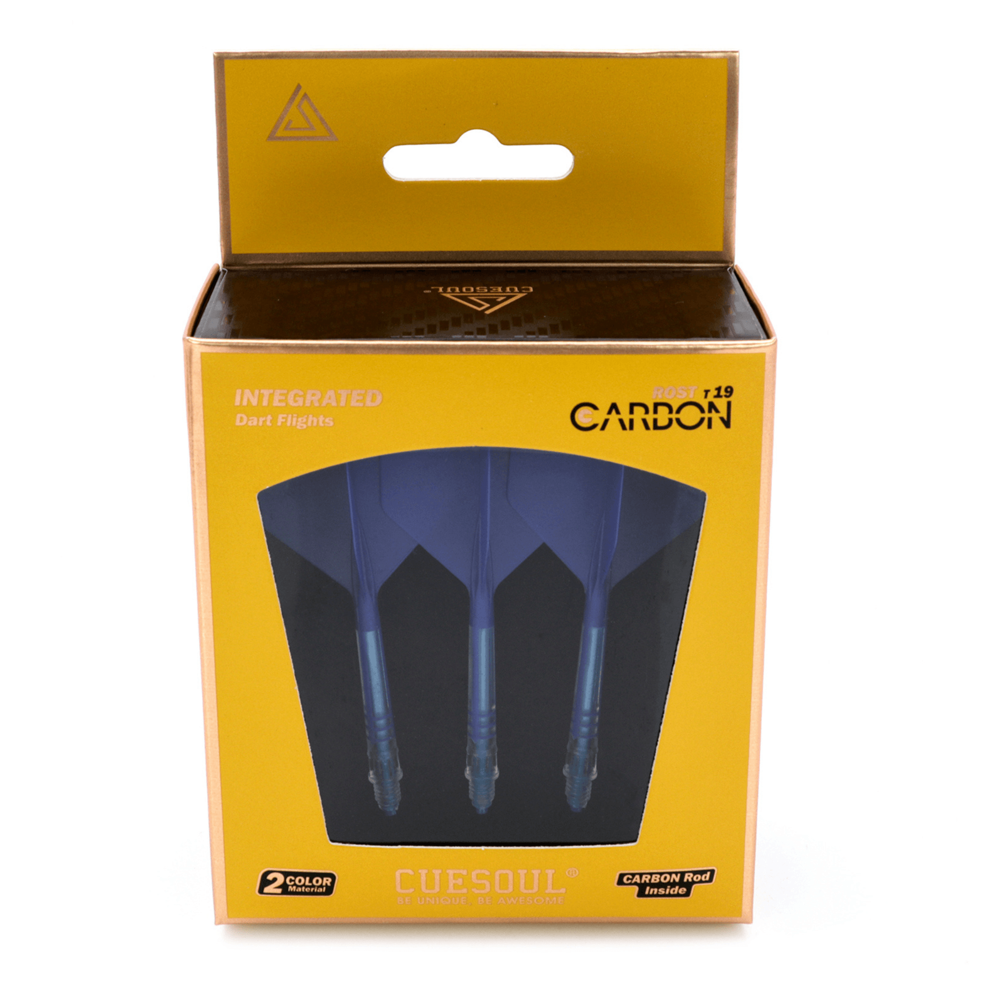 Cuesoul T19 Carbon Flight System Blue Standard Verpackung