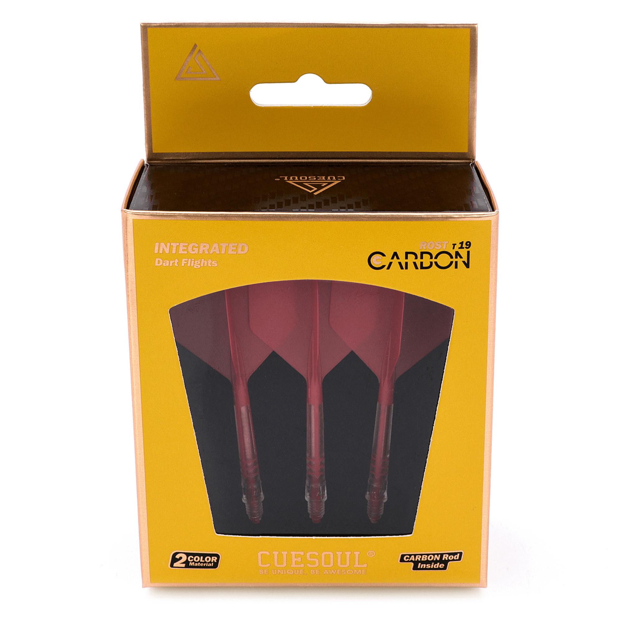 Cuesoul T19 Carbon Flight System Red Standard Verpackung