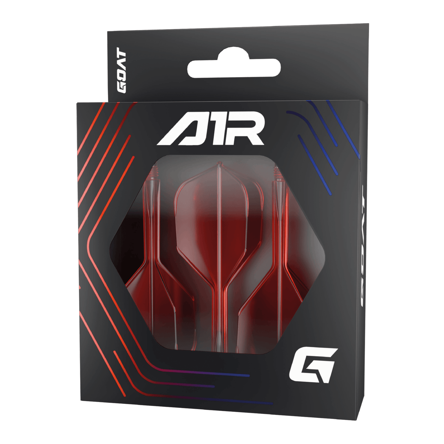 GOAT A1R Flights NO6 - Red Clear Verpackung