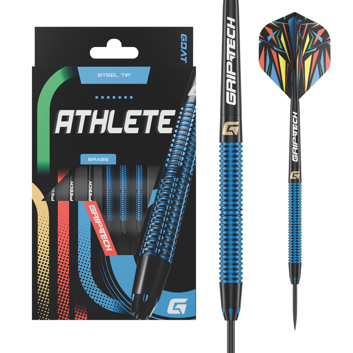 GOAT Athlete Blue Brass Steeldarts Verpackung