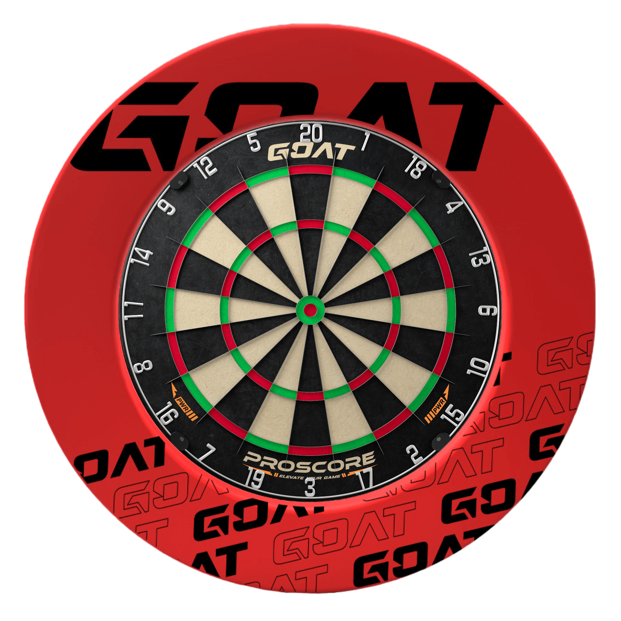 GOAT Defender 4 Red Dartboard Surround