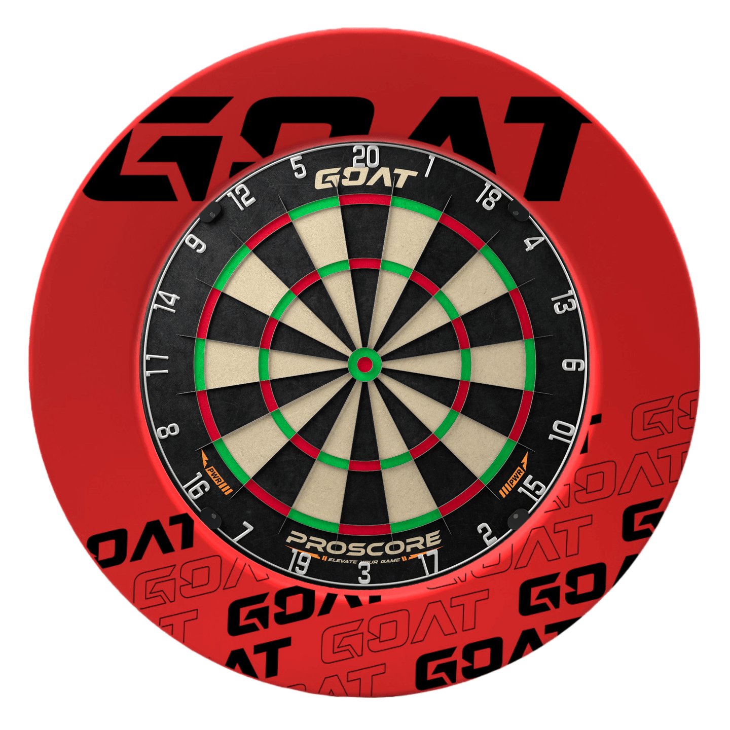 GOAT Defender 4 Red Dartboard Surround