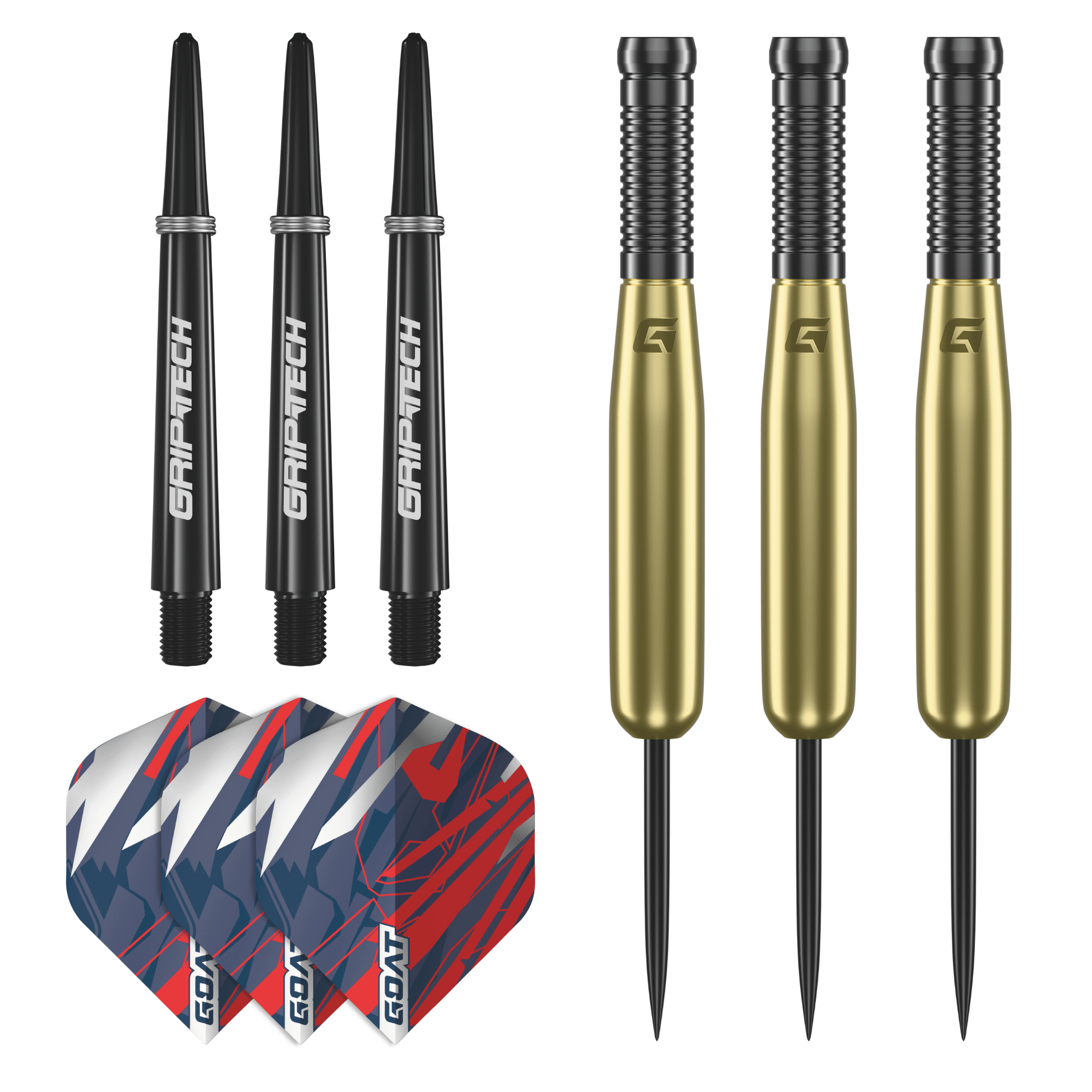 GOAT Homerun Brass Steeldarts Packungsinhalt