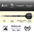 Harrows Chizzy Series 4 Softdarts Abmessungen