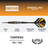 Harrows Vulcan Softdarts Abmessungen