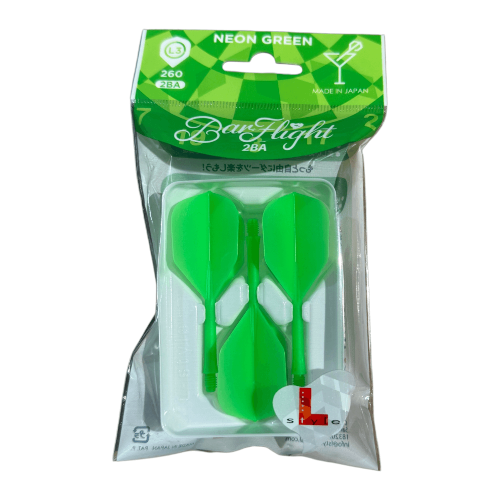 L-Style BarFlight Neon Green Verpackung