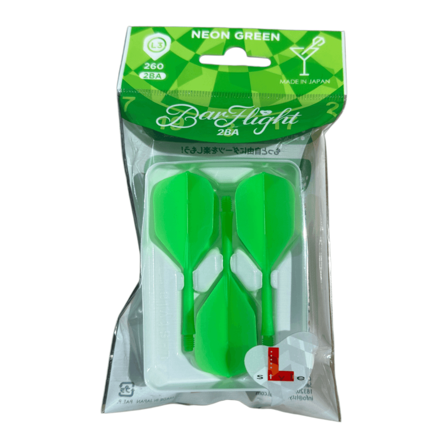 L-Style BarFlight Neon Green Verpackung