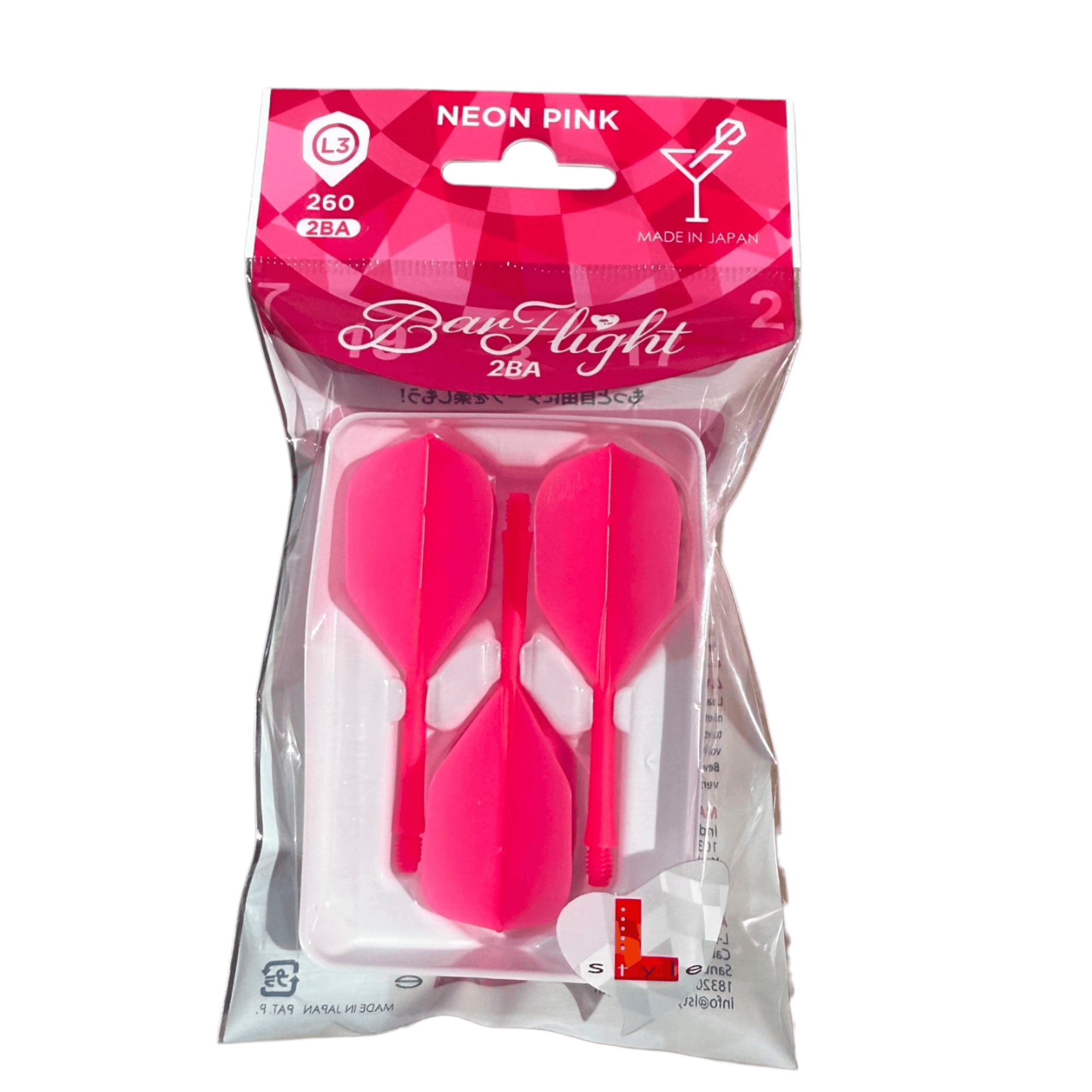 L-Style BarFlight Neon Pink Verpackung