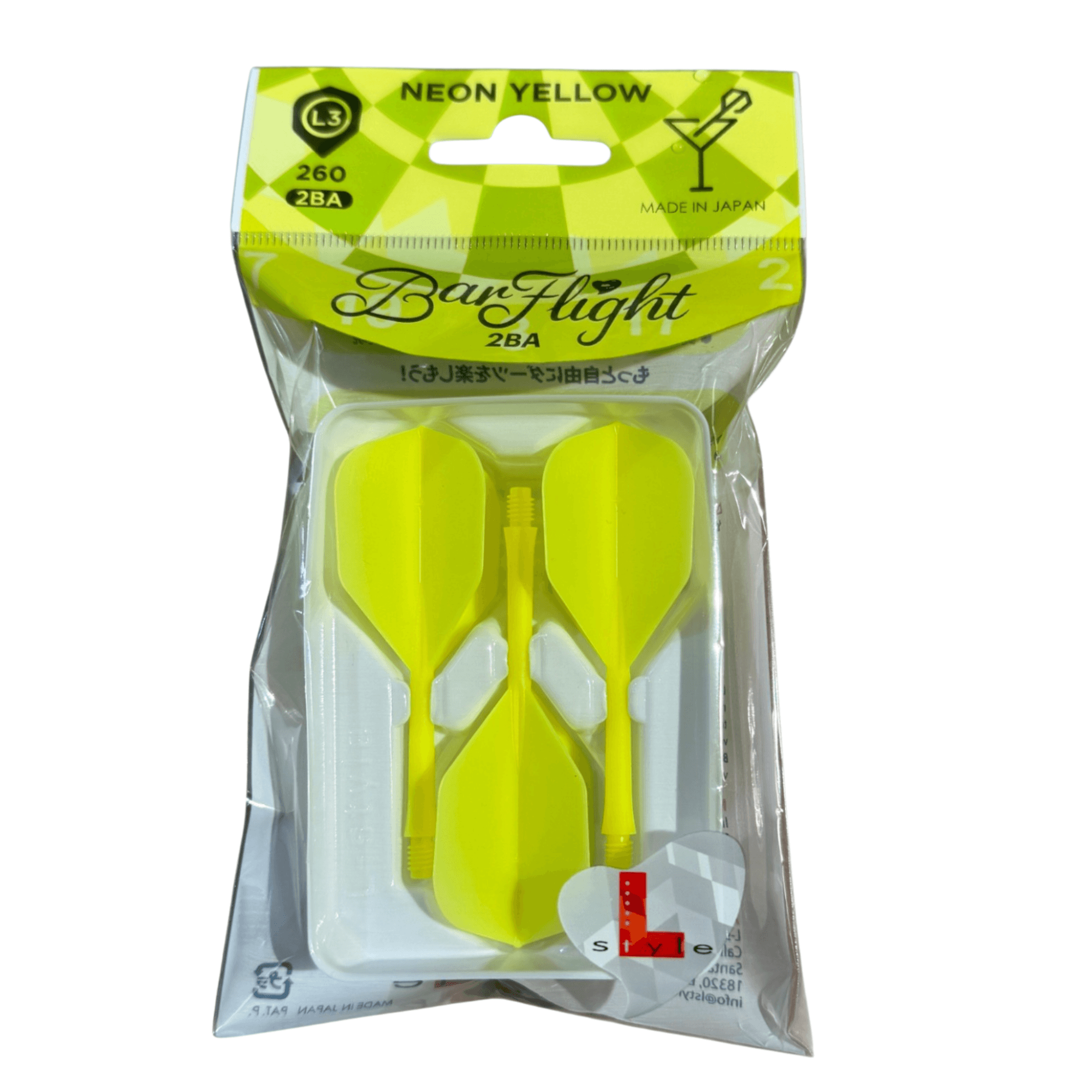 L-Style BarFlight Neon Yellow Verpackung