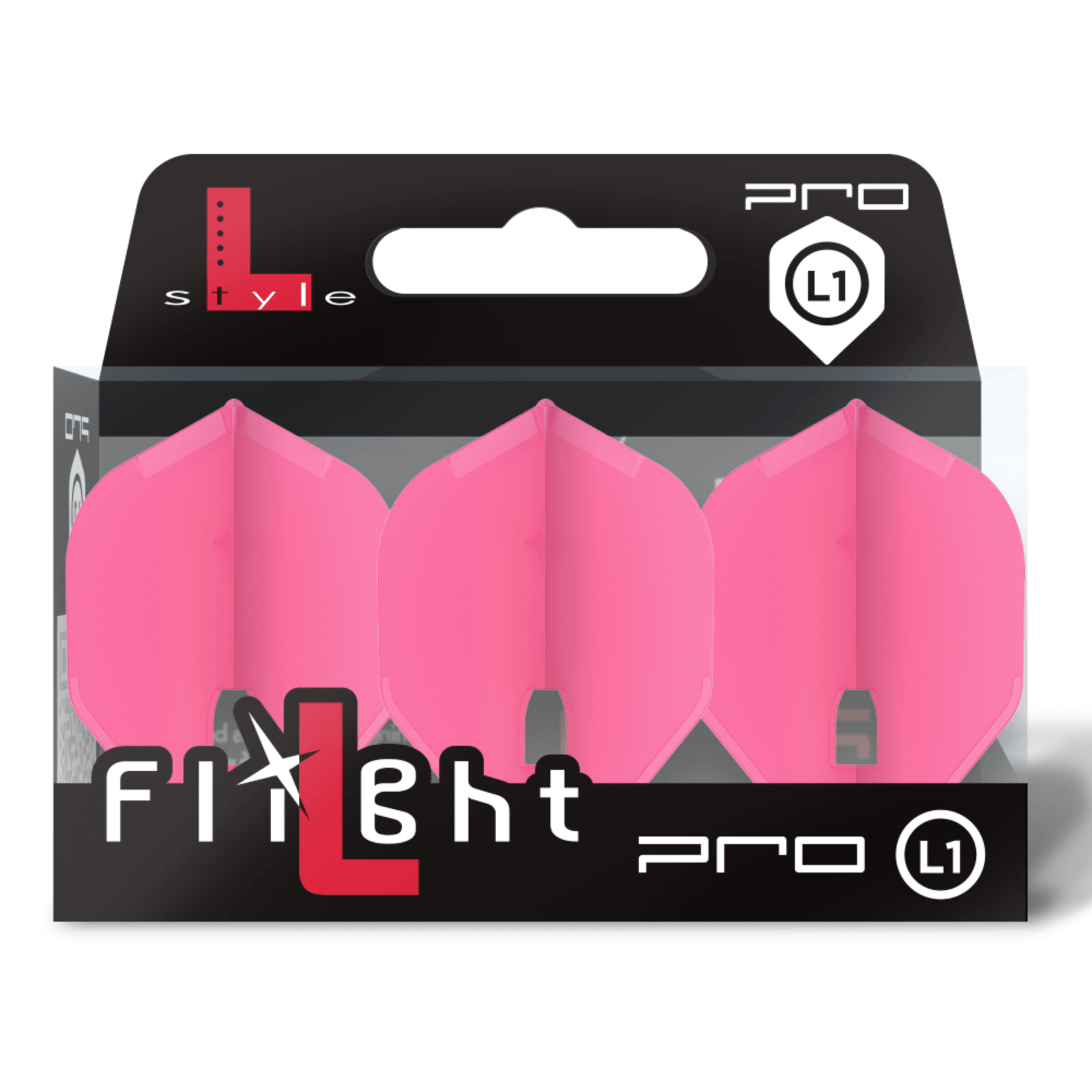 L-Style Champagne L1PRO Flights - Pink Verpackung
