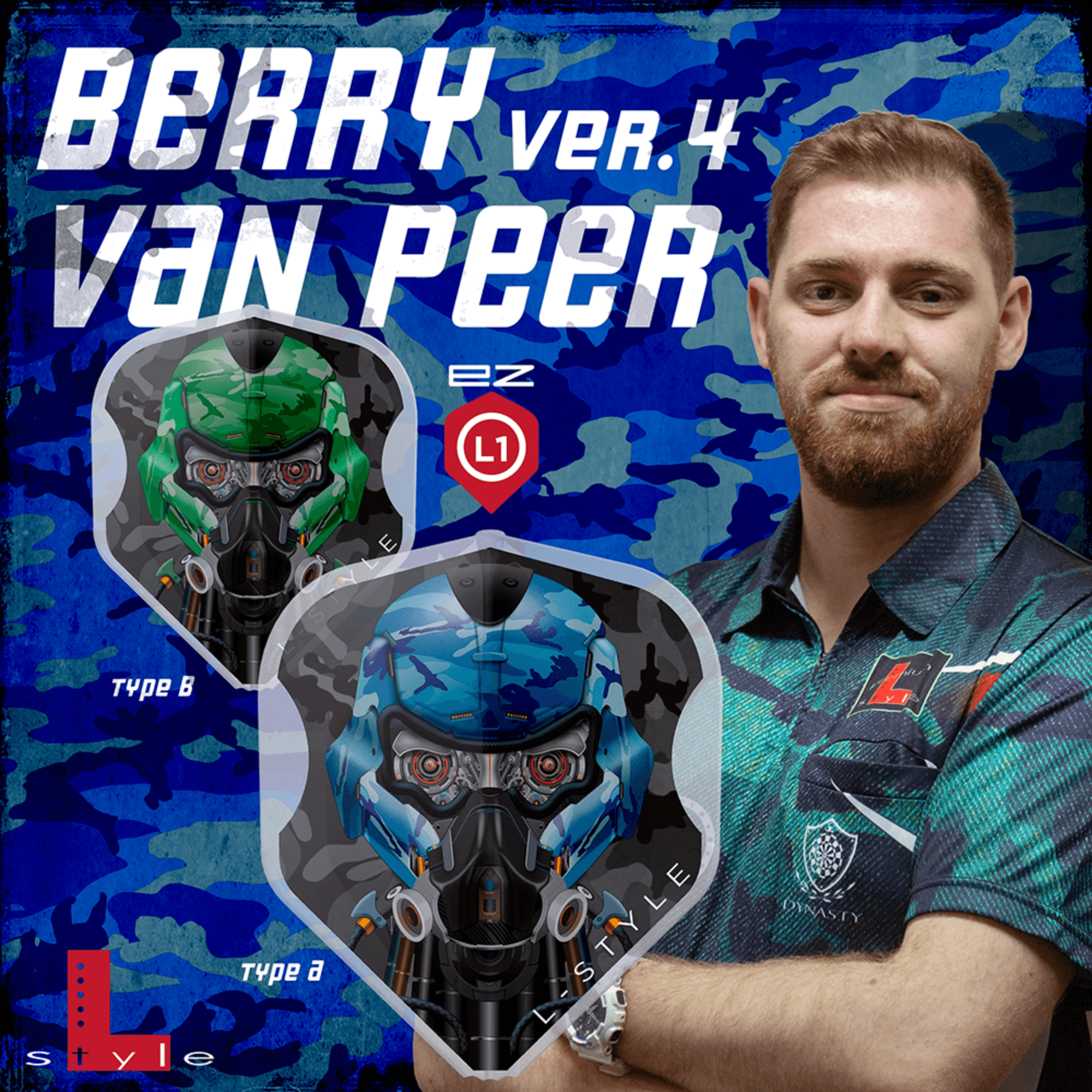 L-Style L1EZ Berry van Peer V4 Type B Flights Player