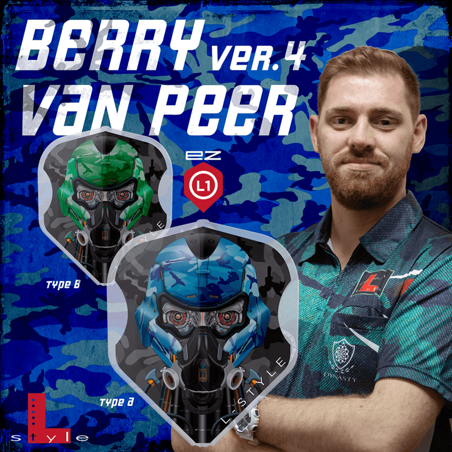 L-Style L1EZ Berry van Peer V4 Type B Flights Player