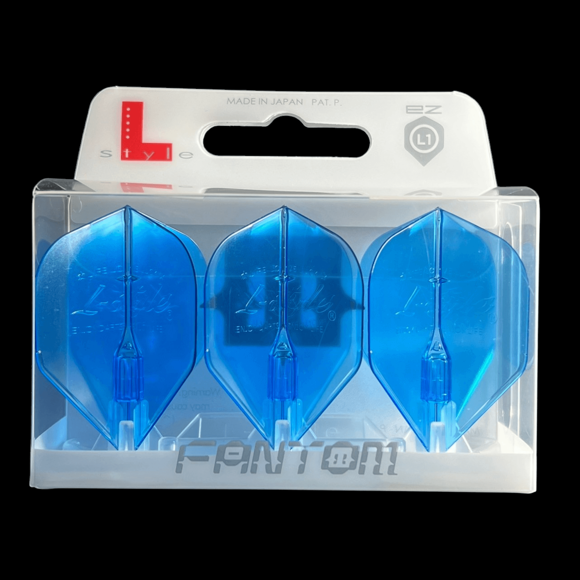 L-Style L1EZ Fantom Blue Flights Verpackung