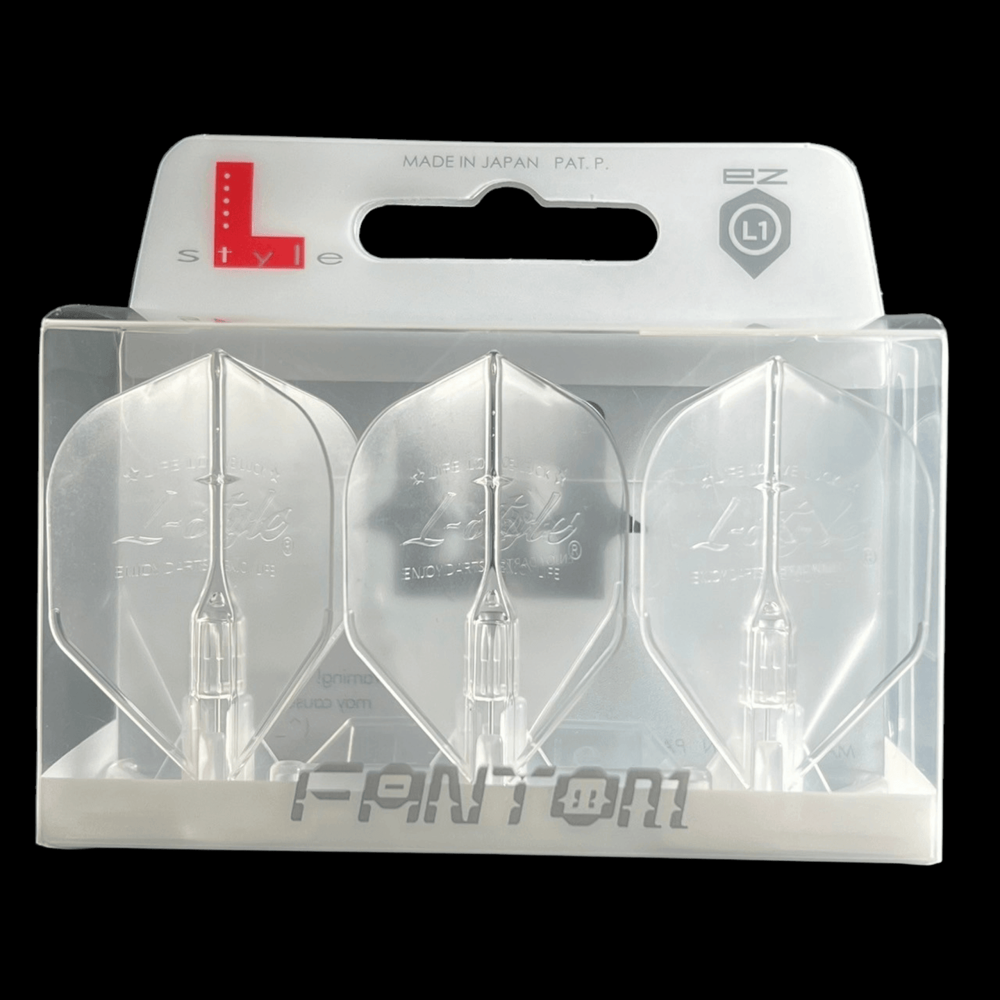 L-Style L1EZ Fantom Clear Flights Verpackung