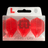 L-Style L1EZ Fantom Red Flights Verpackung
