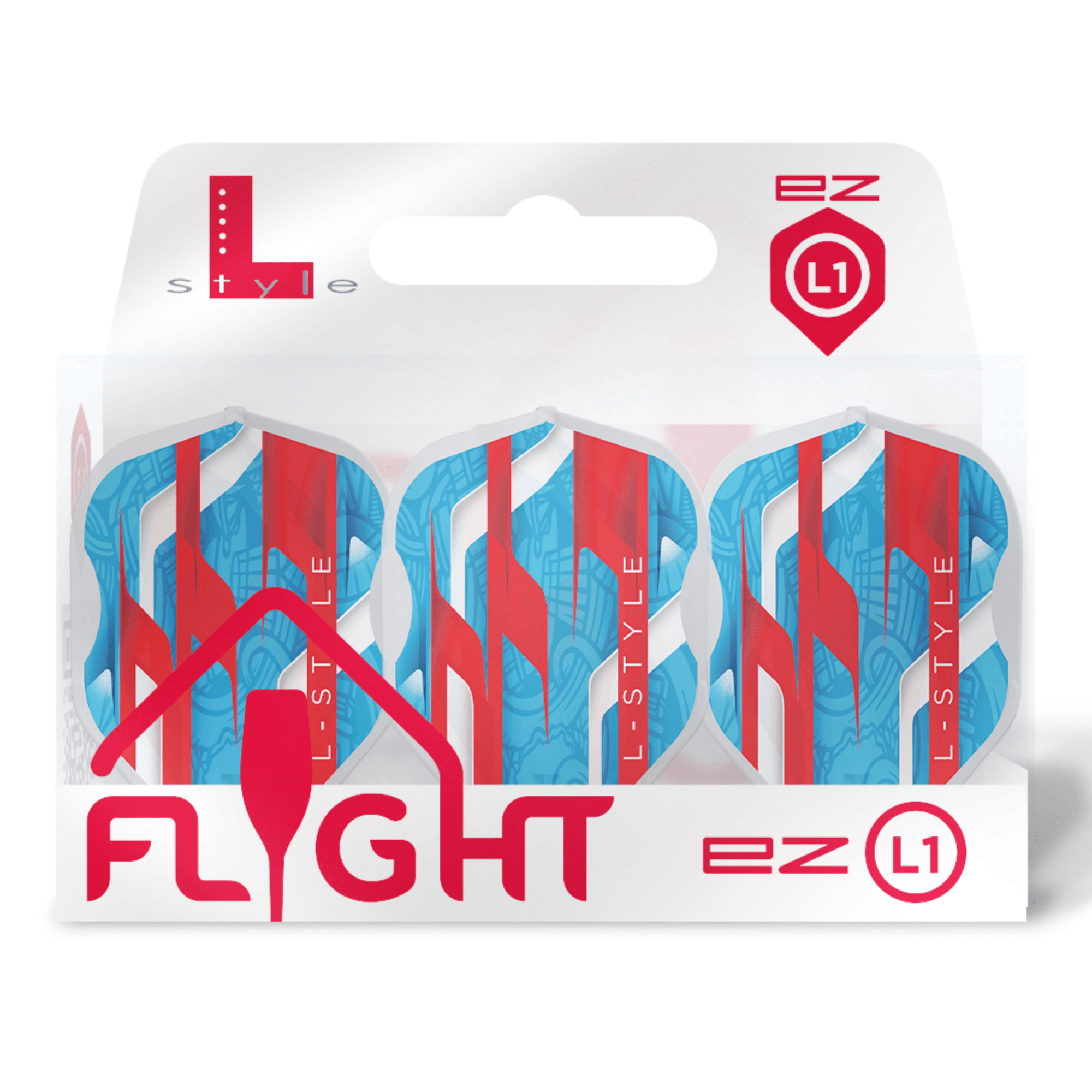 L-Style L1EZ Mamo Series Blue Flights Verpackung
