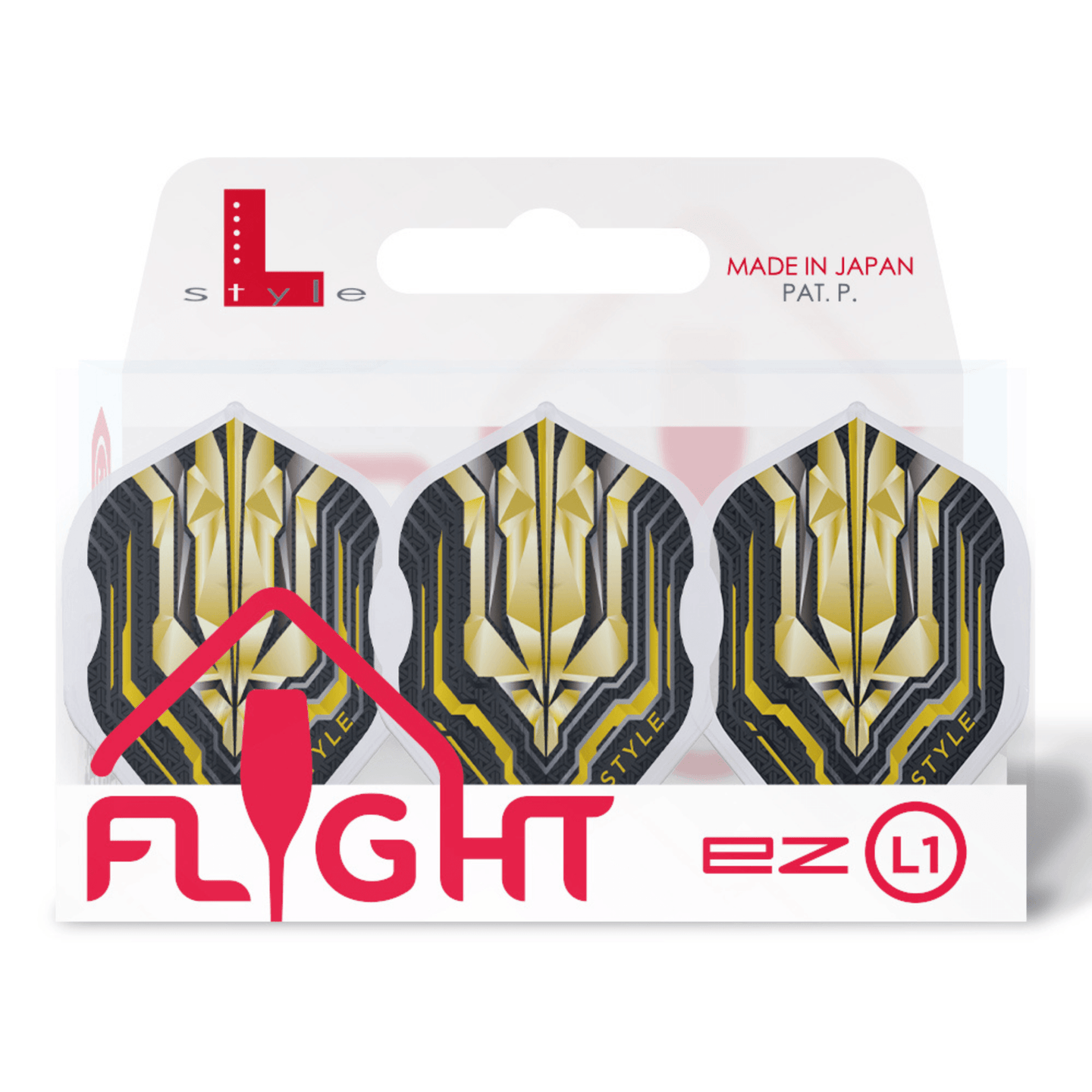 L-Style L1EZ Origin Series Gold Flights Verpackung