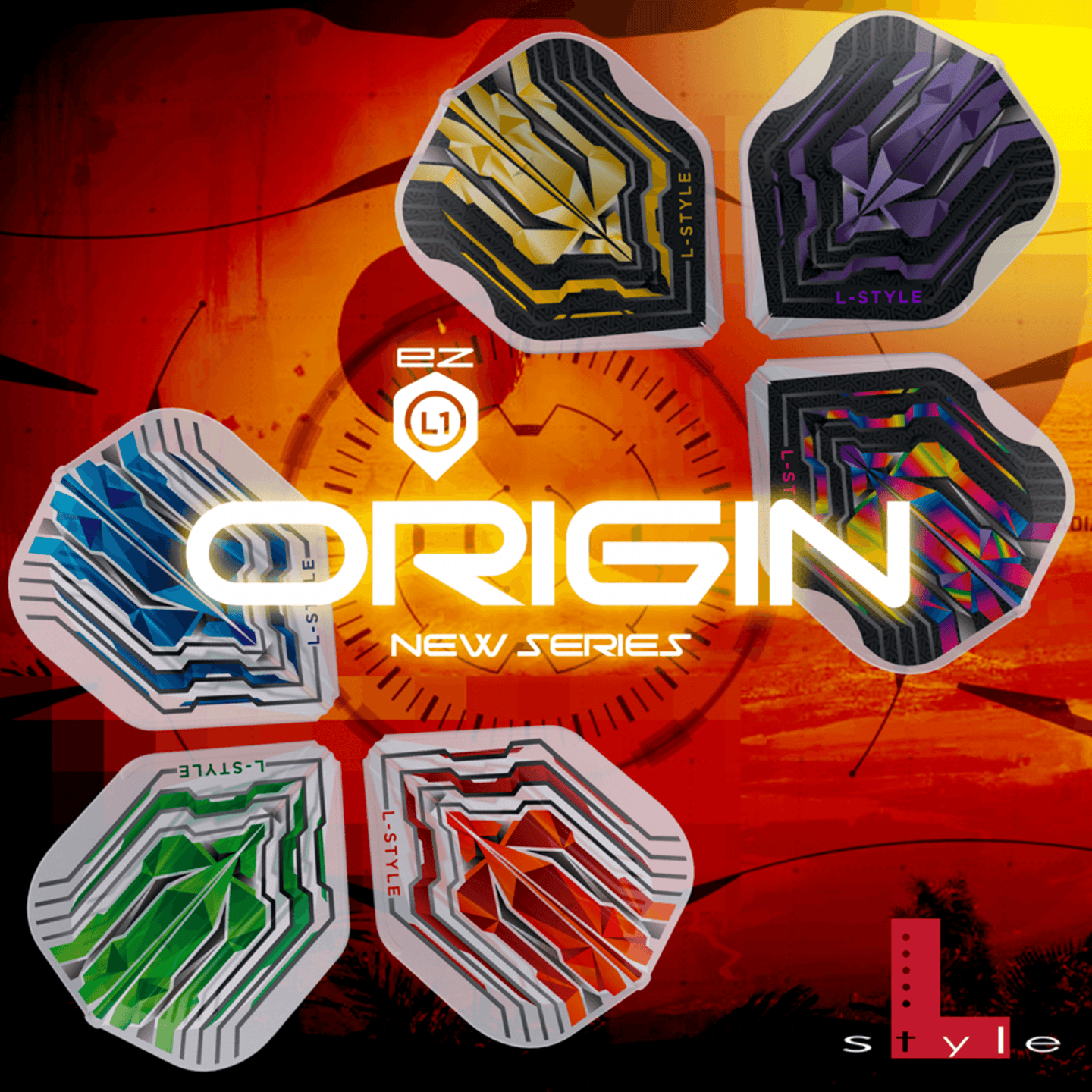 L-Style L1EZ Origin Series Purple Flights Farben