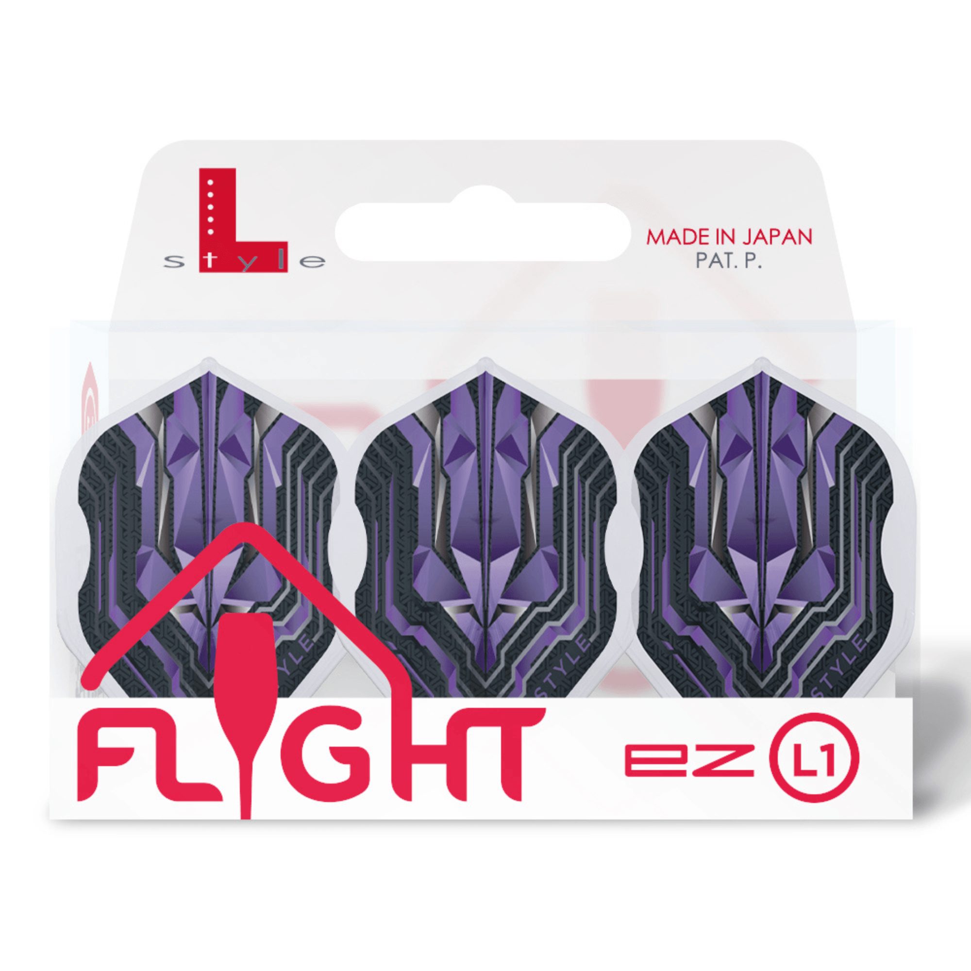 L-Style L1EZ Origin Series Purple Flights Verpackung