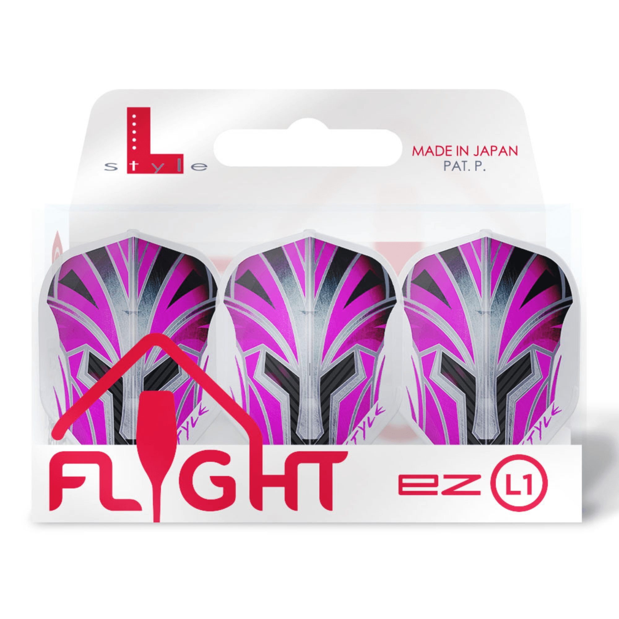L-Style L1EZ Prime Series Pink Flights Verpackung