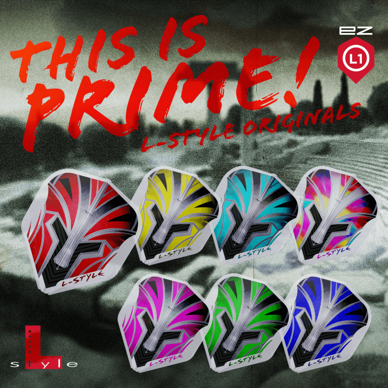 L-Style L1EZ Prime Series Yellow Flights Farben