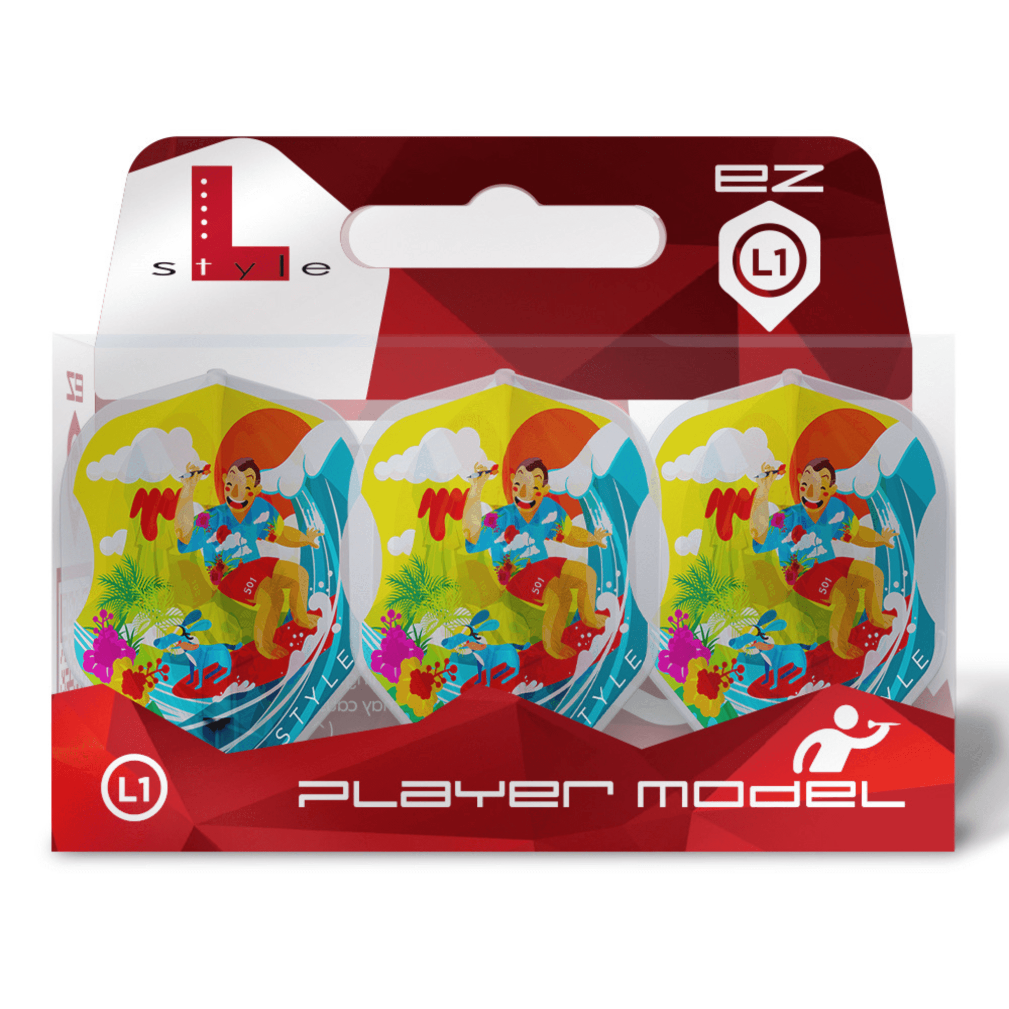 L-Style L1EZ Wayne Mardle A Clear Flights Verpackung