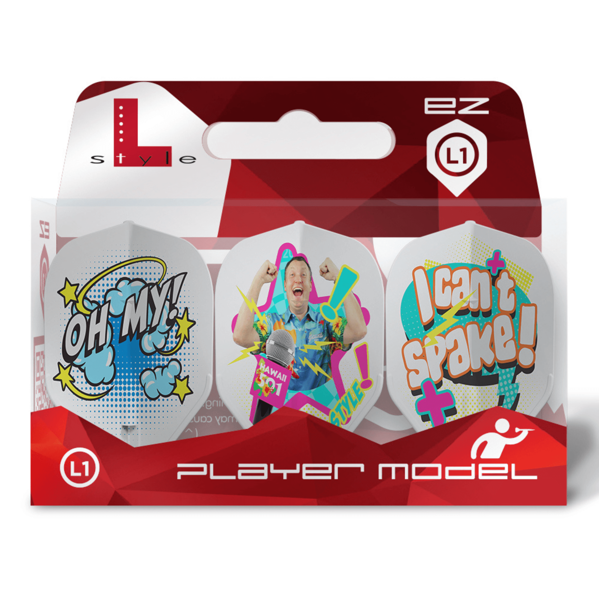 L-Style L1EZ Wayne Mardle B White Flights Verpackung