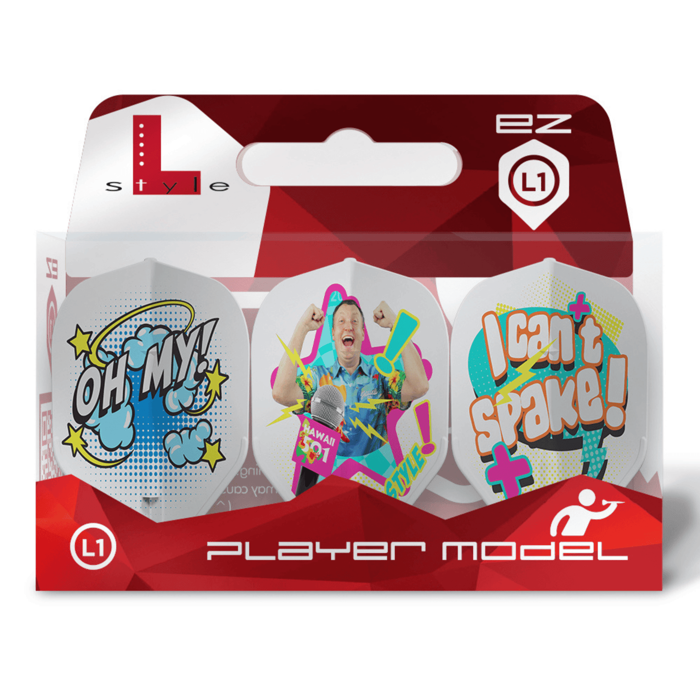 L-Style L1EZ Wayne Mardle B White Flights Verpackung