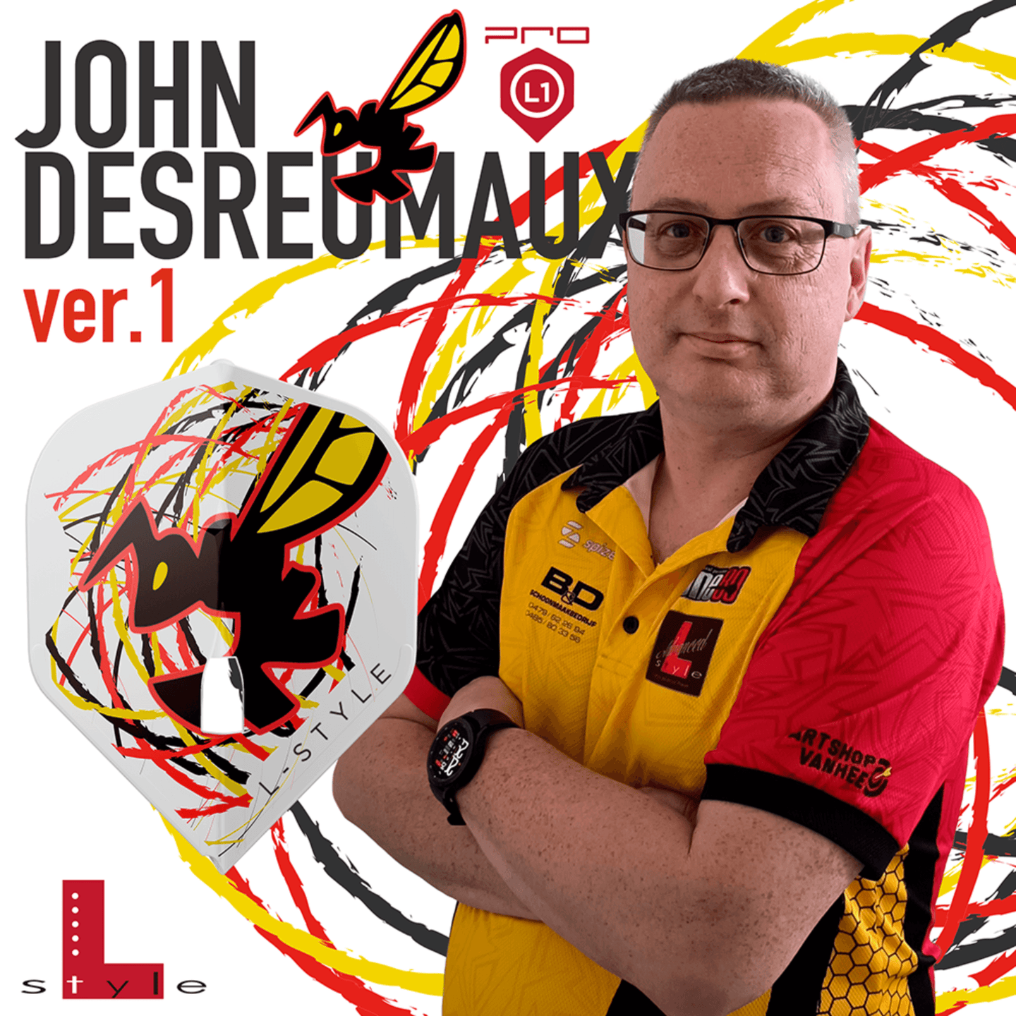 L-Style L1PRO John Desreumaux v1 White Flights Player