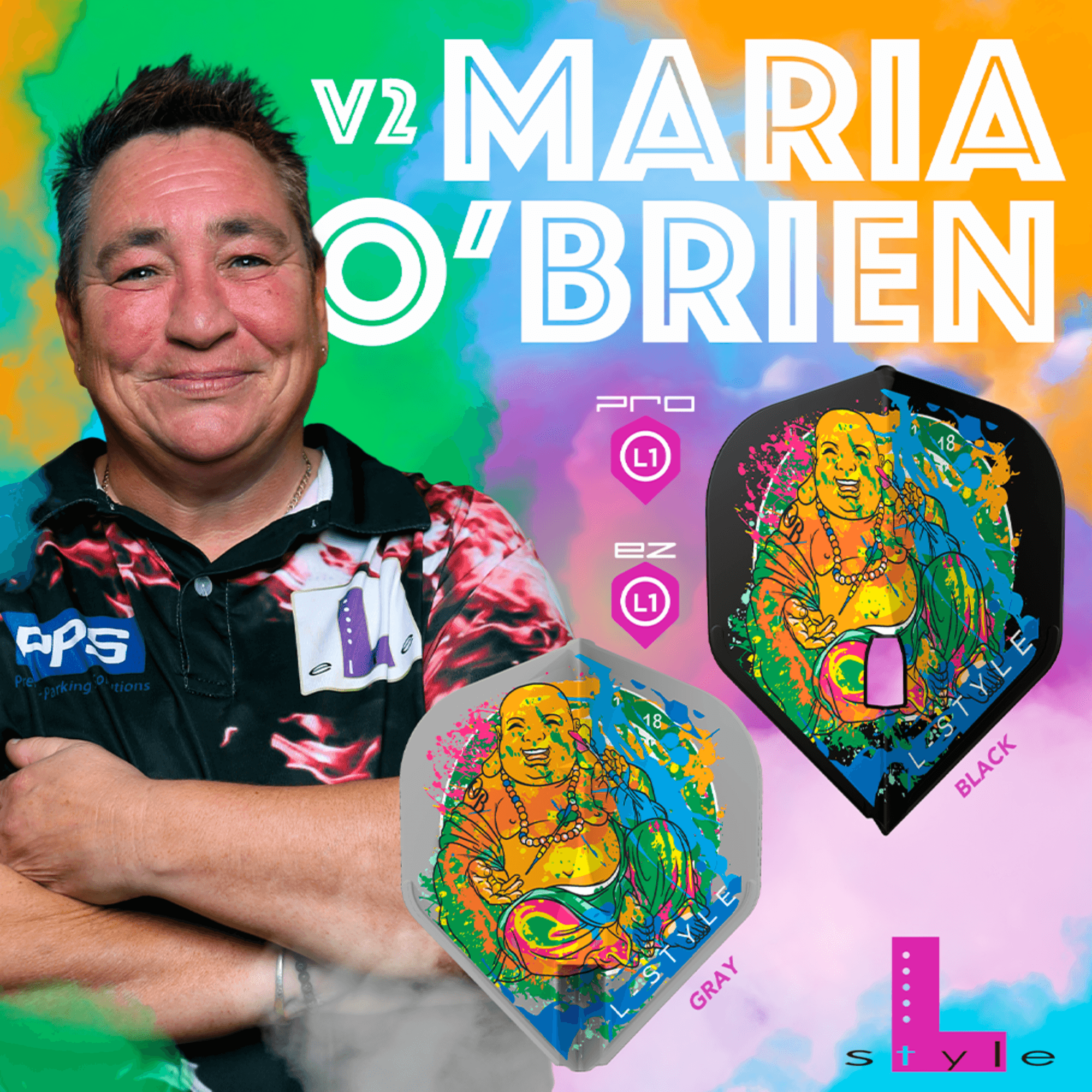 L-Style L1PRO Maria O Brien V2 Black Flights Player