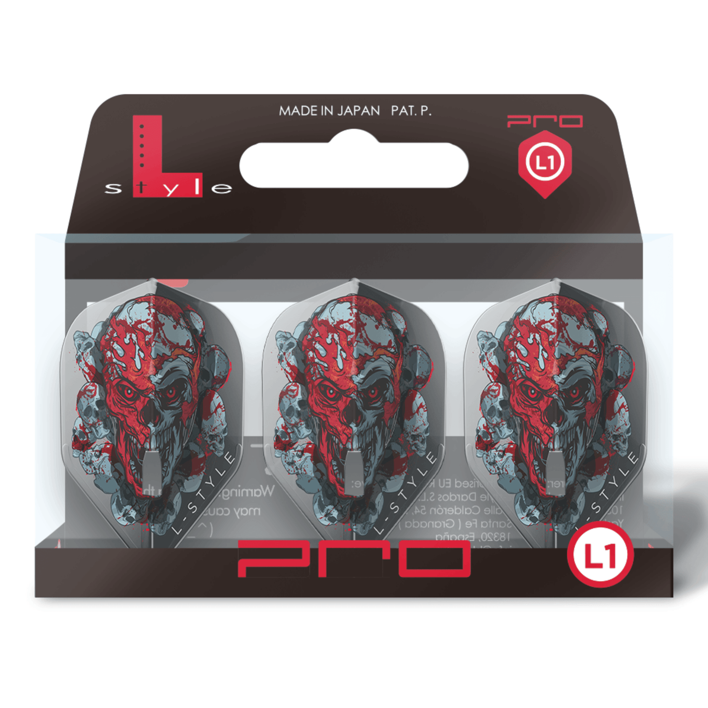 L-Style L1PRO Ryan Searle V4 Clear Black Flights Verpackung