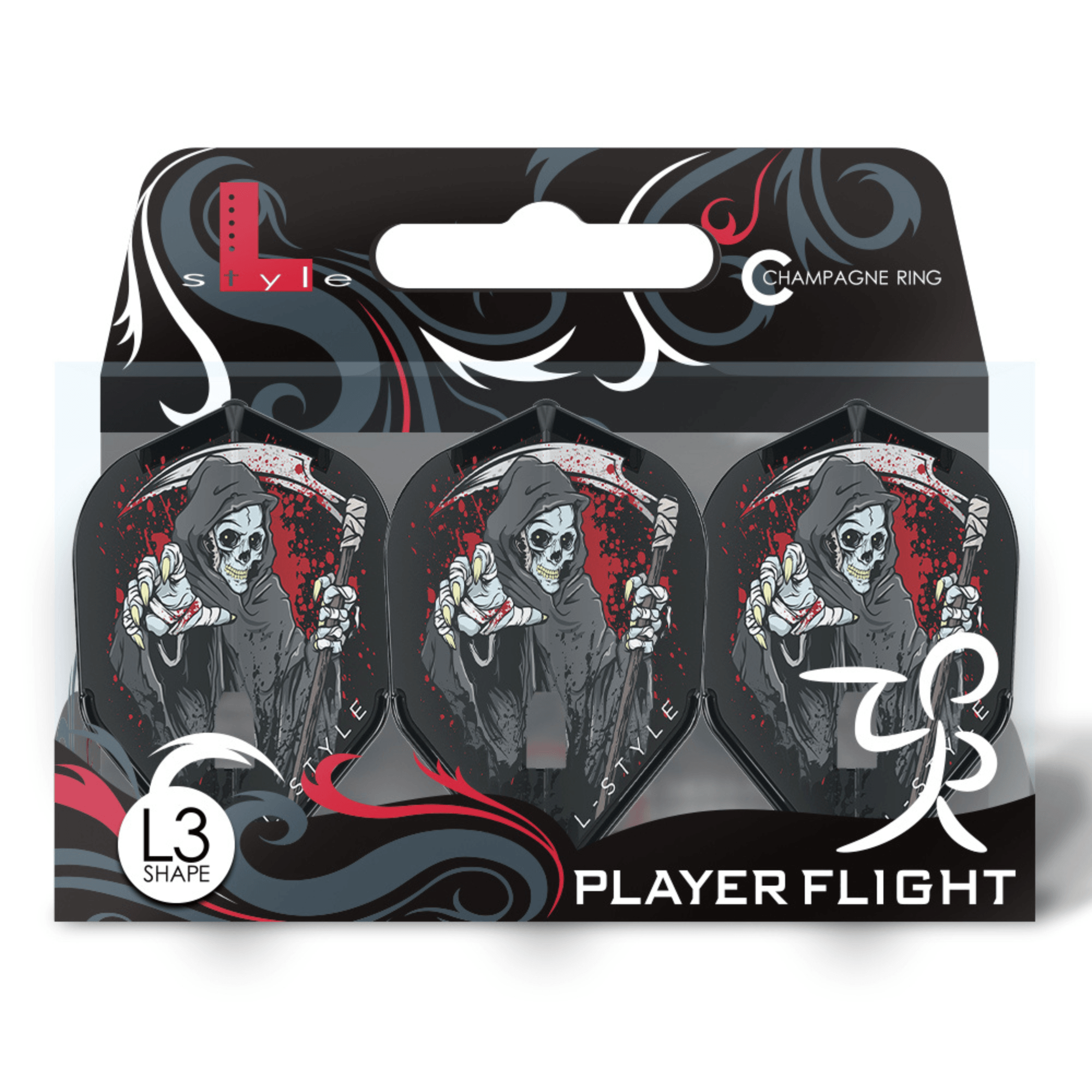L-Style L3PRO Adam Stella V1 Black Flights Verpackung