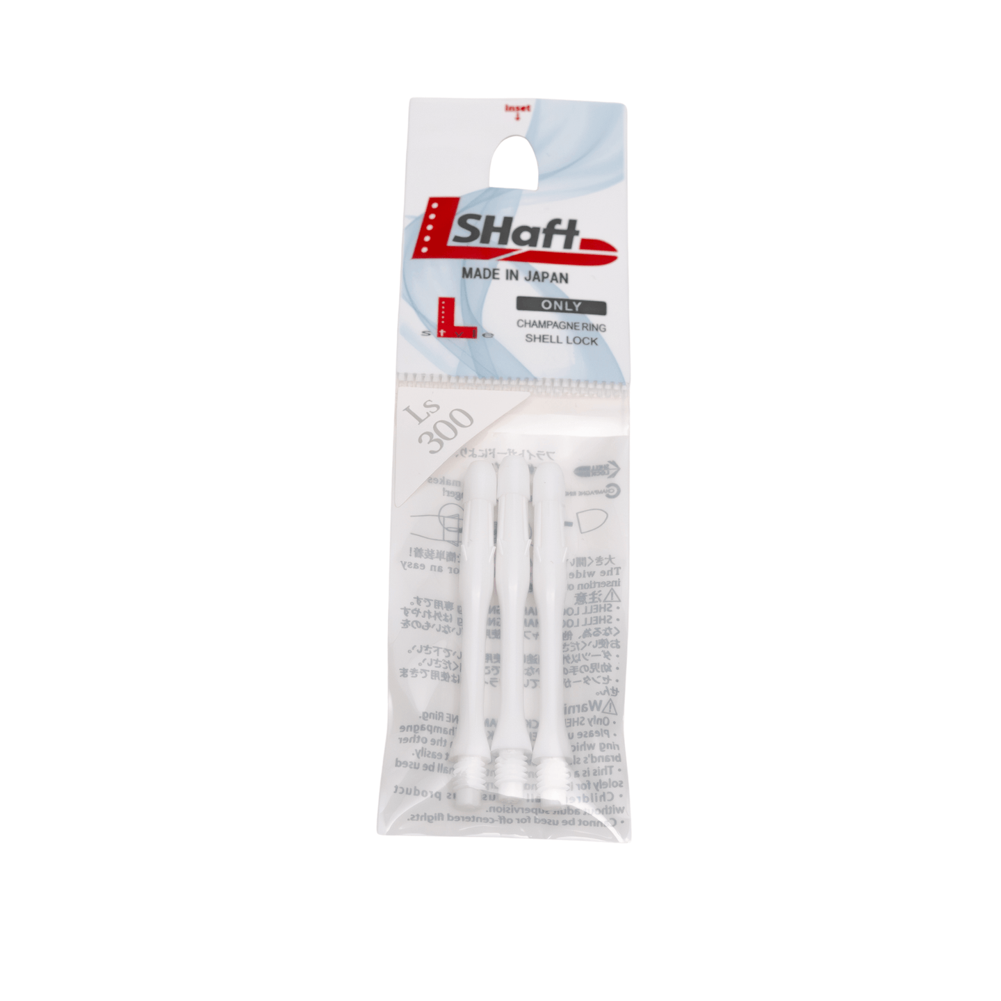 L-Style Slim Locked L-Shafts - Weiß Verpackung