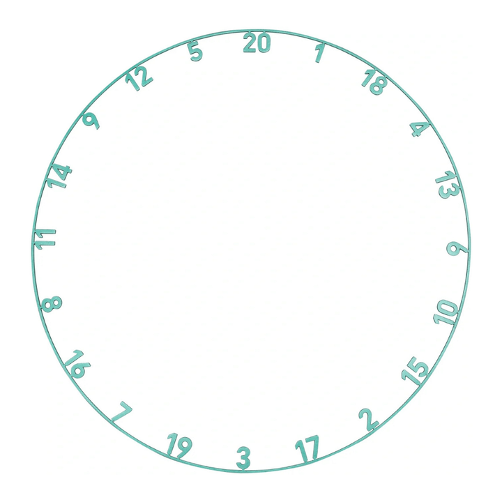 Precise180 Zahlenring Frozen Mint