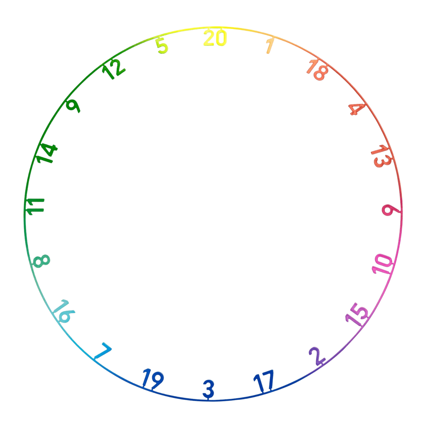 Precise180 Zahlenring Spectrum