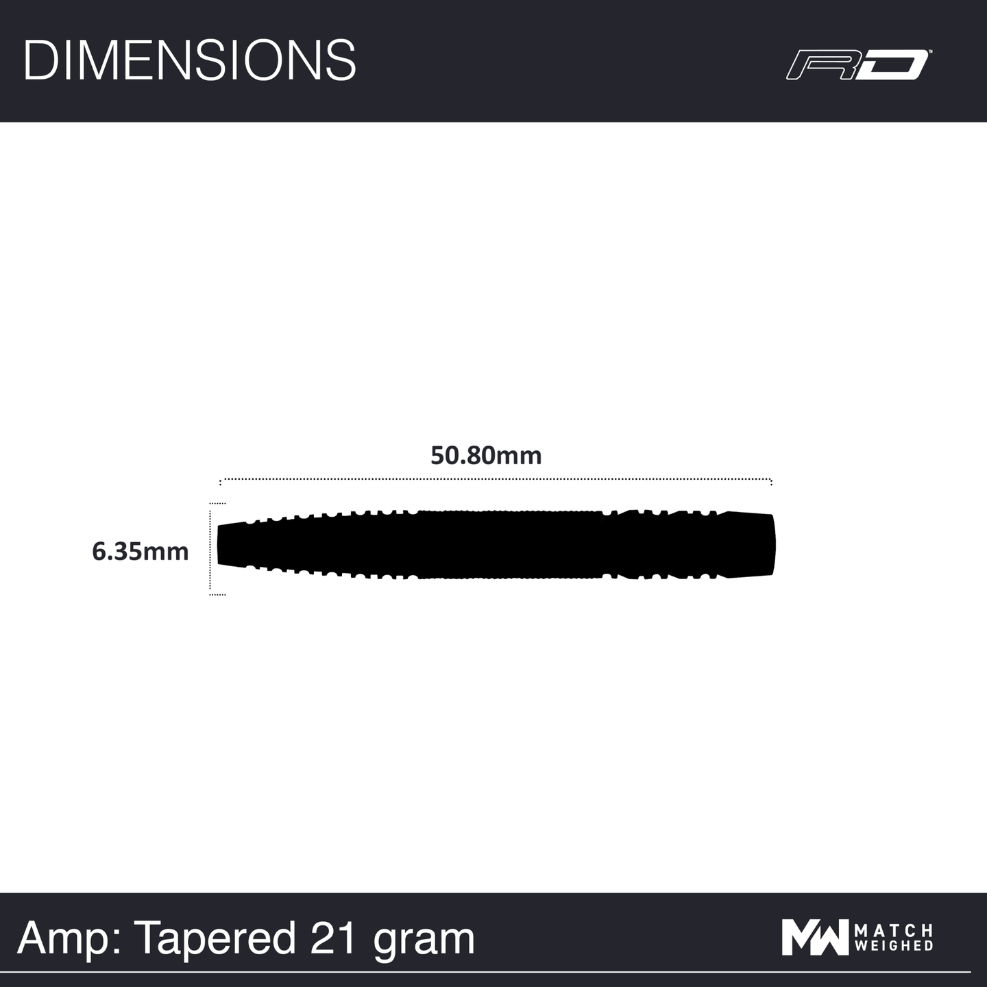 Red Dragon Amp Tapered Steeldarts Maße 21g