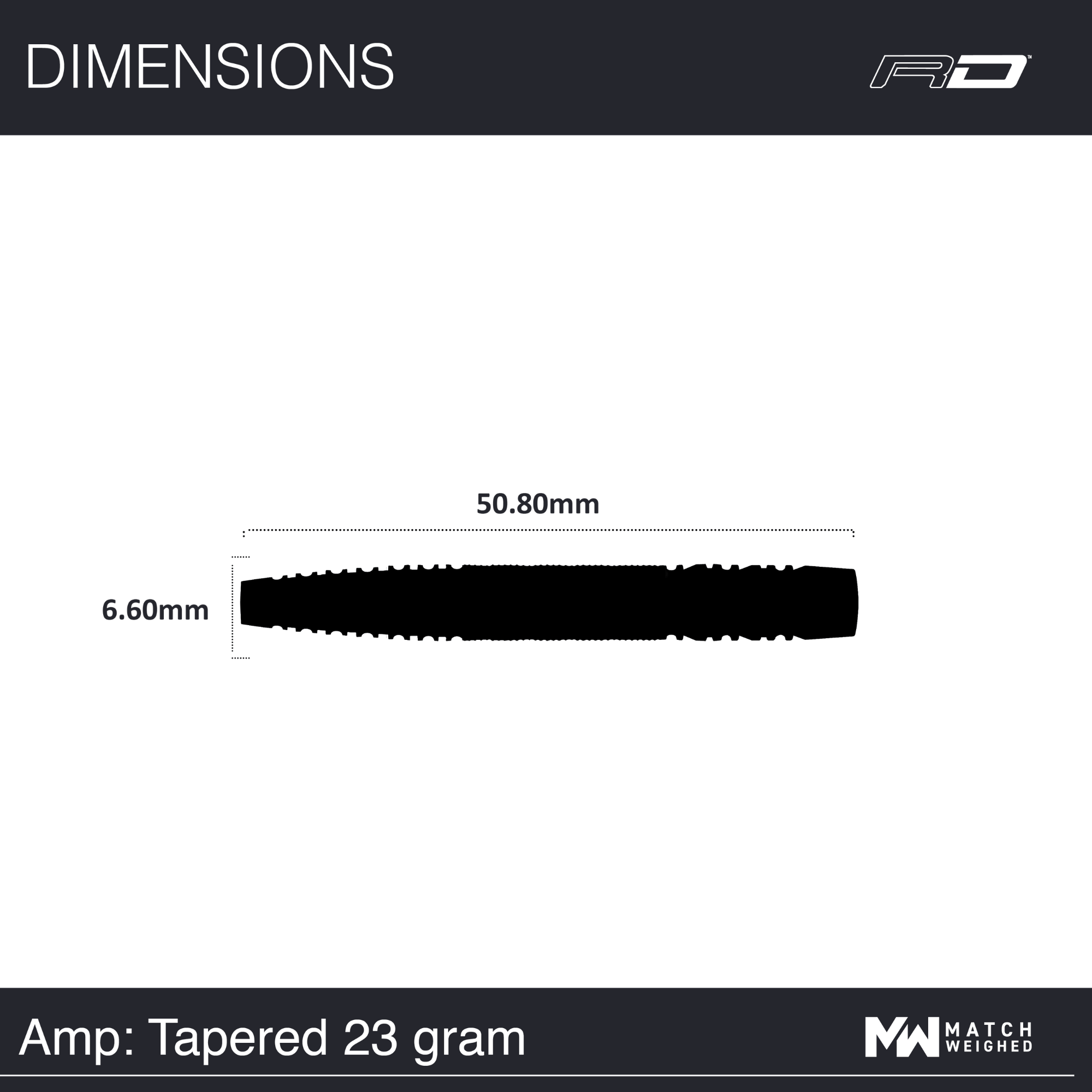 Red Dragon Amp Tapered Steeldarts Maße 23g