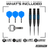 Red Dragon Amp Torpedo Switch Point Steeldarts Packungsinhalt