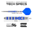 Red Dragon Gerwyn Price Blue Original Switch Point Steeldarts Maße 24g