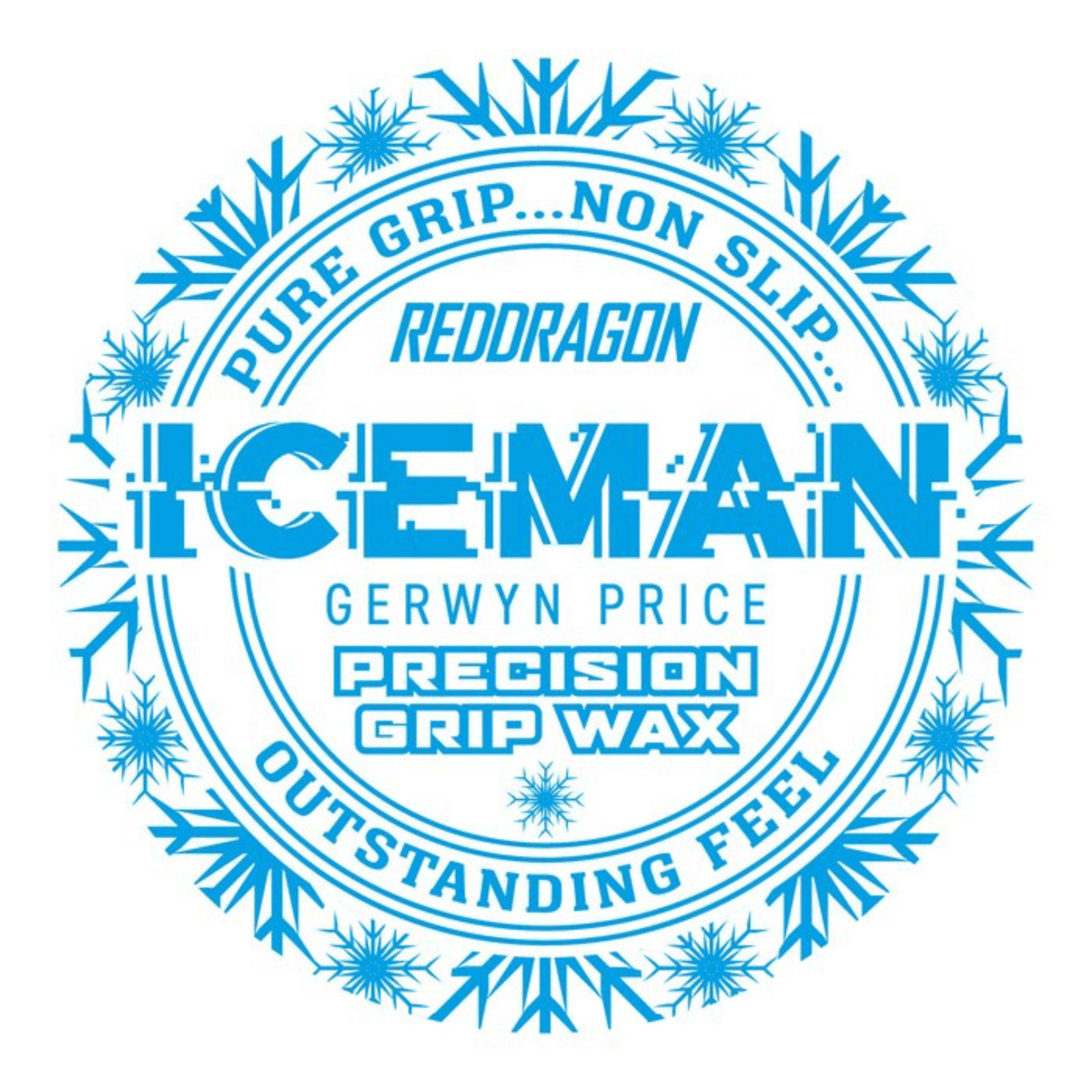 Red Dragon Gerwyn Price Iceman Grip Wax Logo