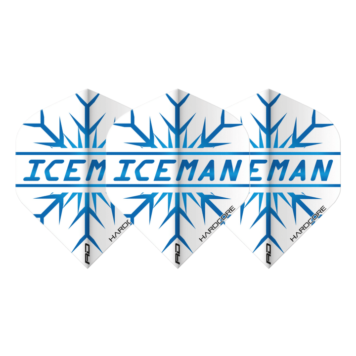 Red Dragon Gerwyn Price Iceman Hardcore Snowflake Flights Set