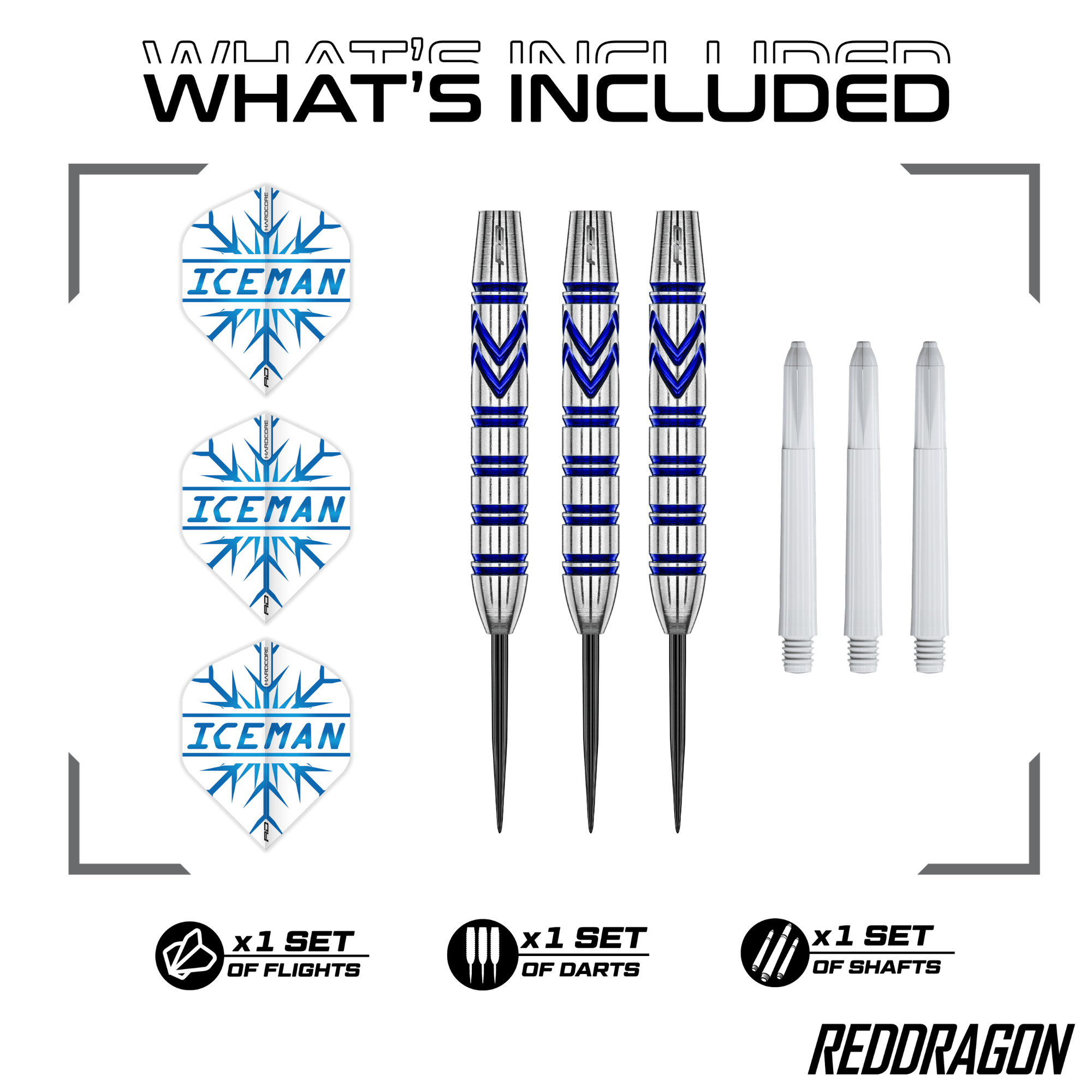 Red Dragon Gerwyn Price SE Brass Steeldarts Lieferumfang
