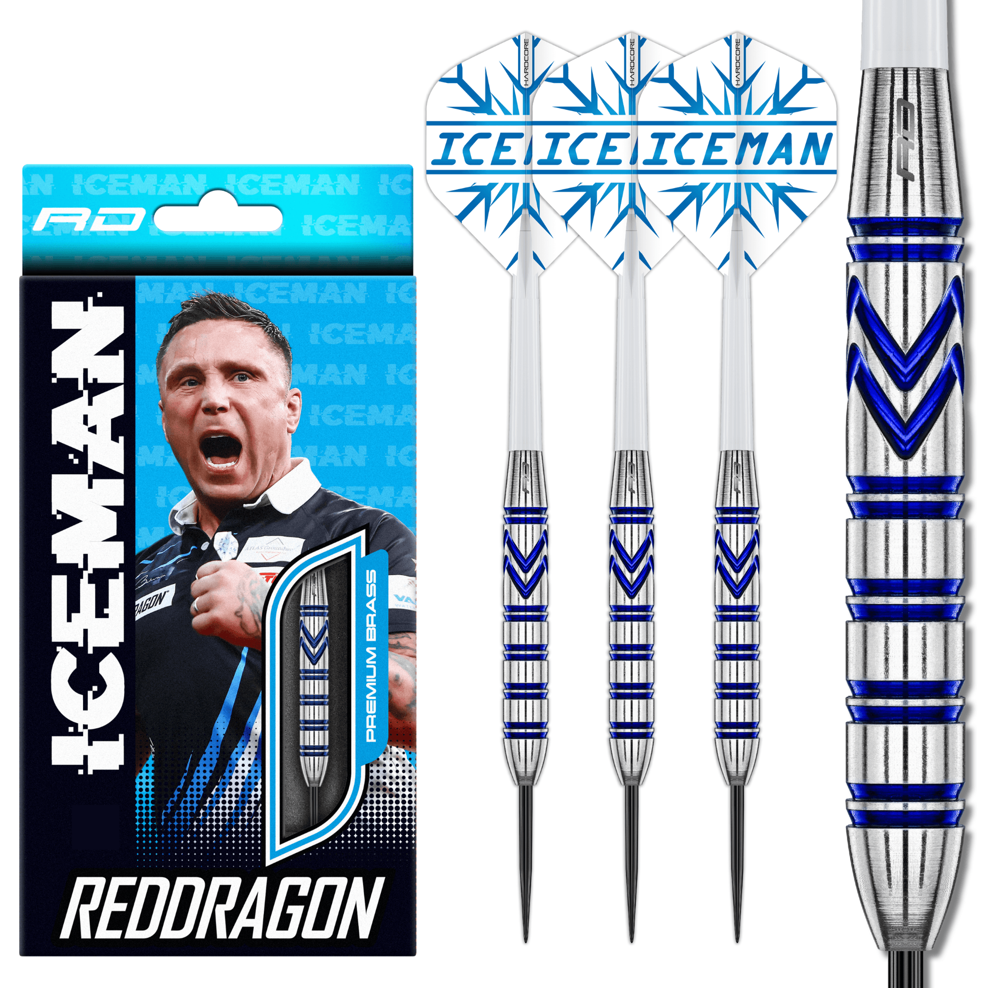 Red Dragon Gerwyn Price SE Brass Steeldarts Verpackung