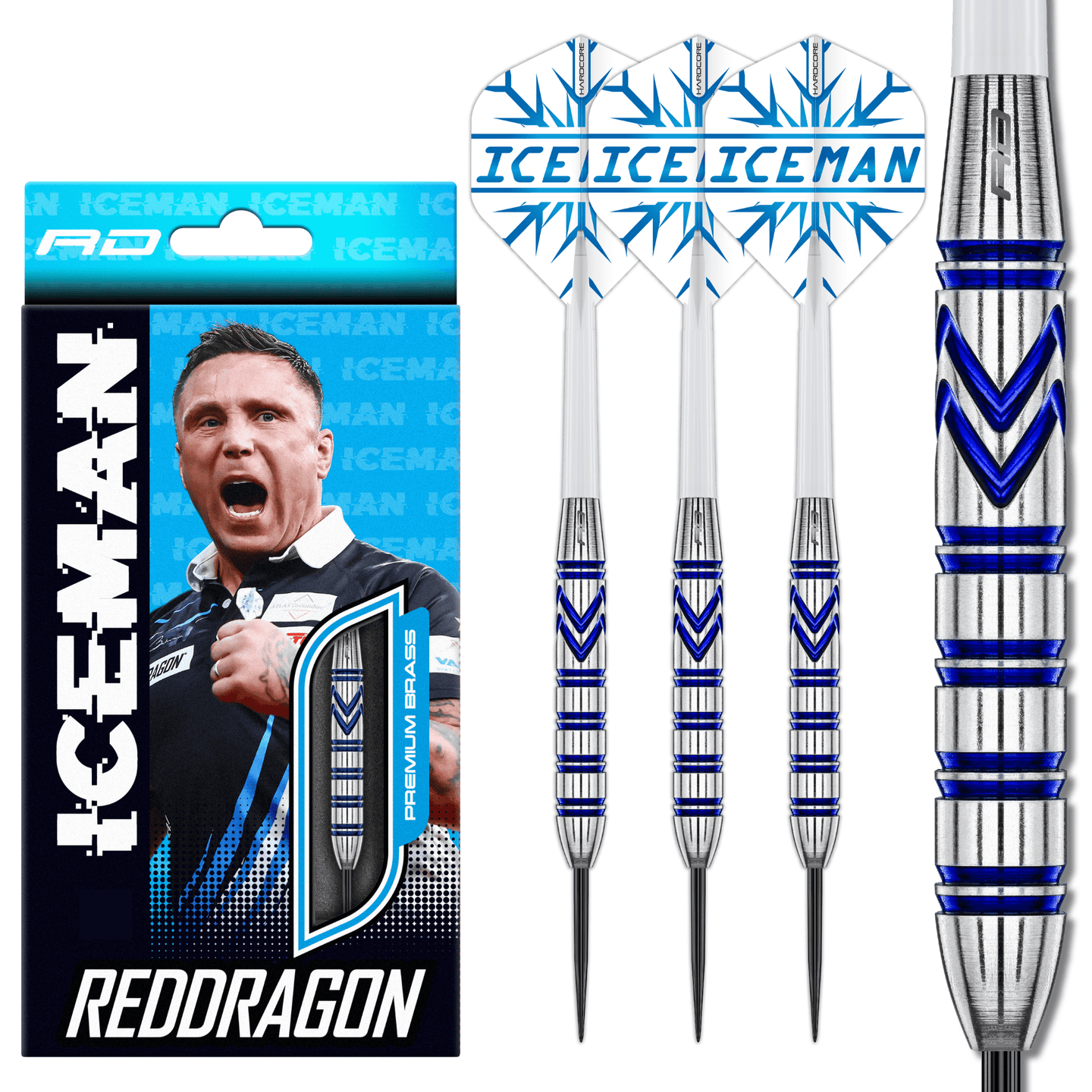 Red Dragon Gerwyn Price SE Brass Steeldarts Verpackung